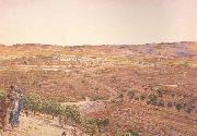 The Plain of Rephaim from Mount Zion (mk46) William Holman Hunt